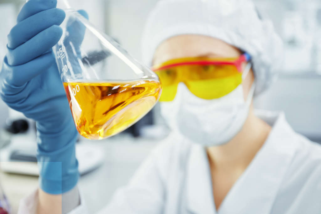 Substance chimique en laboratoire